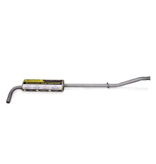 Глушитель ГАЗ-330232 дв.УМЗ ЕВРО-3, 4 длинный без фланца выход боковой АЗГ