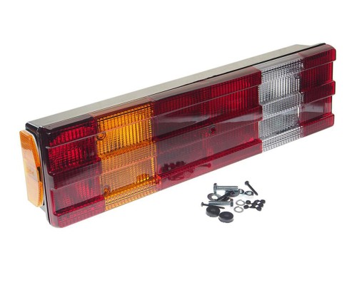 Фонарь задний MERCEDES Actros левый (525х140мм) АМР разъем сбоку MARS TECH