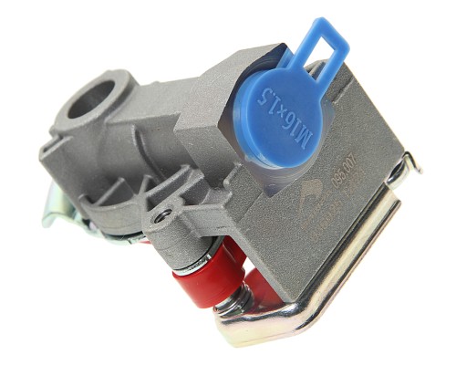 Головка соединительная тормозной системы прицепа 16мм (груз.авто) красная без клапана SAMPA