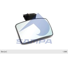 Зеркало боковое MAN TGL, TGM, TGA, TGS, TGX бордюрное правое с подогревом SAMPA
