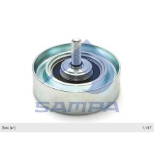 Ролик приводного ремня MERCEDES Atego натяжителя SAMPA