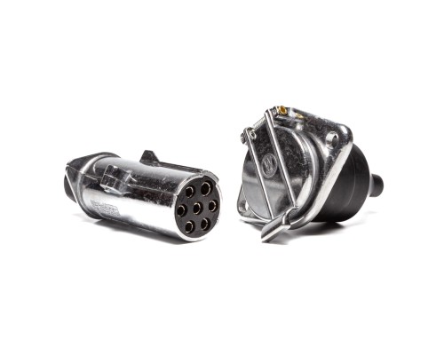 Разъем электрический прицепа ISO 1185 Type N 7-полюсный (комплект металл) AVTOELECTRICA