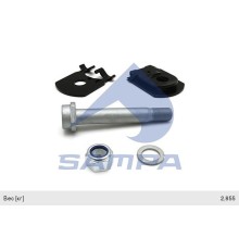 Ремкомплект SCHMITZ рессоры (болт, гайка, регулировочные пластины) SAMPA