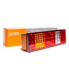 Фонарь задний КАМАЗ, МАЗ, УРАЛ левый с добавочным указателем байонетный разъем (боковой) AVTOELECTRICA