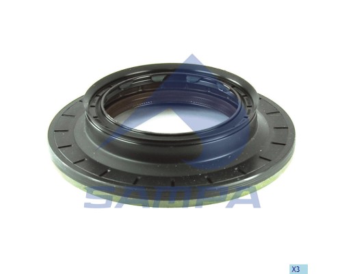 Сальник КАМАЗ-5490 MERCEDES Actros, Atego, Axor хвостовика редуктора (85х155х12/33мм) SAMPA