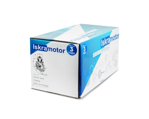 Стартер КАМАЗ дв.CUMMINS 4ISBe185, 6ISBe270, 285, 300 24В z=10 6кВт ISKRAMOTOR