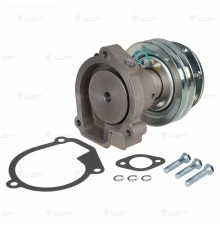 Насос водяной Д-245.7Е3 ГАЗ 2-х ручьевой с муфтой 24V с доп. КГ 1/2" под ЖМТ LUZAR