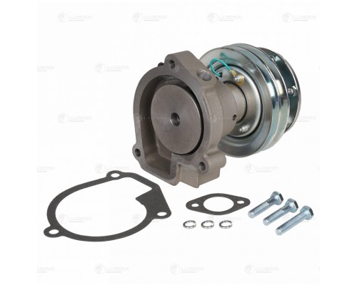 Насос водяной Д-245.7Е3 ГАЗ 2-х ручьевой с муфтой 24V с доп. КГ 1/2" под ЖМТ LUZAR