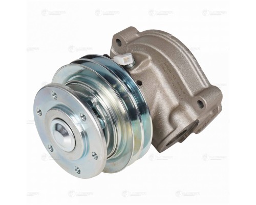 Насос водяной Д-245.7Е3 ГАЗ 2-х ручьевой с муфтой 24V с доп. КГ 1/2" под ЖМТ LUZAR