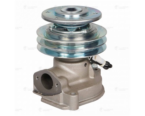 Насос водяной Д-245.7Е3 ГАЗ 2-х ручьевой с муфтой 24V с доп. КГ 1/2" под ЖМТ LUZAR