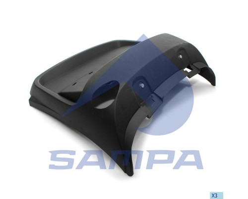 Крыло DAF заднее левое (с кронштейном) SAMPA
