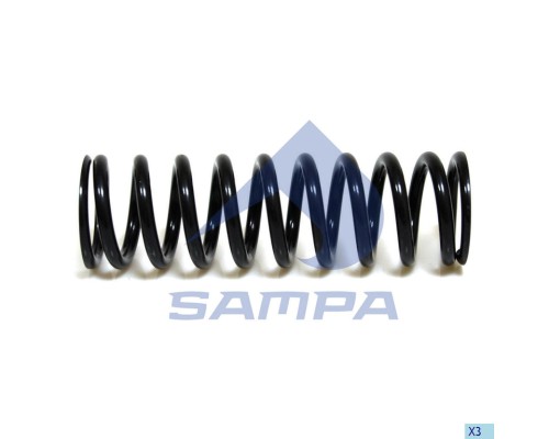 Пружина VOLVO FH12 подвески кабины SAMPA