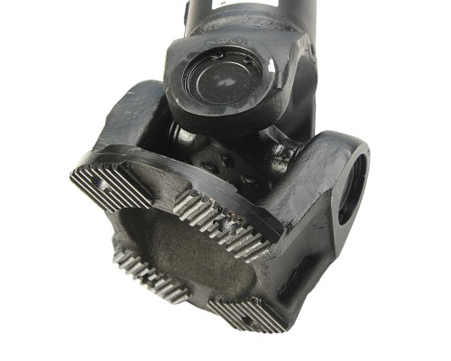 Вал карданный КАМАЗ заднего моста (4 отверстия,  торцевые шлицы) L=701+120мм увеличенный ресурс УКД