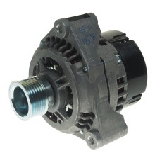 Генератор МАЗ, ЛАЗ, УРАЛ дв.ЯМЗ ЕВРО-3 поликлиновой шкив, монокронштейн 28В 76А КЗАТЭ (ЗиТ)