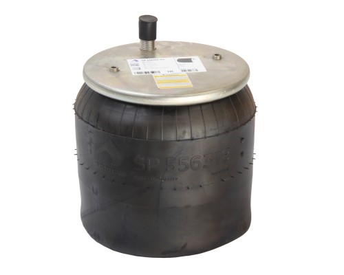 Пневморессора SCHMITZ (пластиковый стакан) (2 отв. M10+штуцер M22х1.5мм) высокая SAMPA