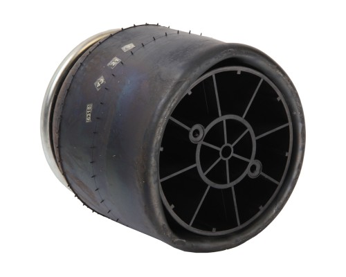 Пневморессора SCHMITZ (пластиковый стакан) (2 отв. M10+штуцер M22х1.5мм) высокая SAMPA