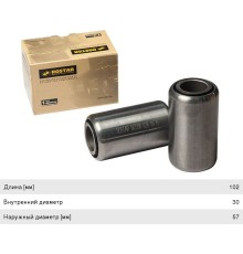 Сайлентблок BPW ROR полурессоры (30х57х102) металл-резина-металл ROSTAR