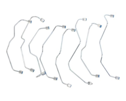 Трубка топливная КАМАЗ высокого давления комплект 8шт. (d=6мм) ТМК