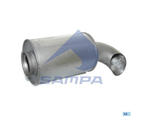 Глушитель VOLVO FH (05-) SAMPA