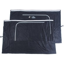 Шторка автомобильная для лобового стекла 160х105см ГАЗель Next барашек черная комплект ВИТА ТРАК