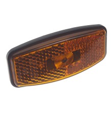 Фонарь габаритный ГАЗ, ПАЗ, КАМАЗ, МАЗ (оранжевый 12/24V, под овал AMP) АЭК
