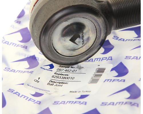 Наконечник рулевой тяги IVECO MERCEDES SCANIA SHAANXI HOWO FOTON правый (M30х1.5х93мм, М24) SAMPA