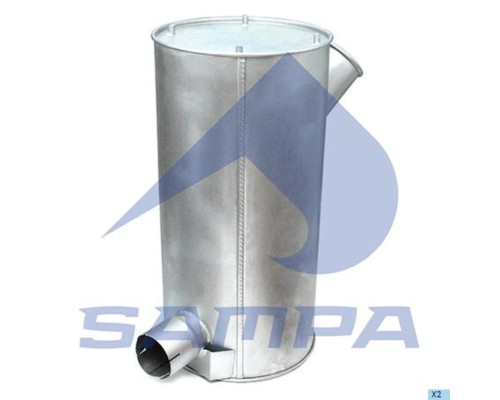 Глушитель IVECO Eurotech, Eurostar, Stralis SAMPA