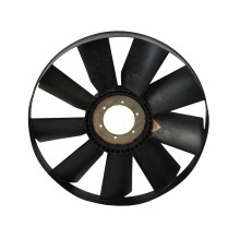 Вентилятор КАМАЗ-ЕВРО 704мм с обечайкой и плоским диском в сборе (дв.740.62) ТЕХНОТРОН