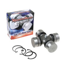Крестовина КАМАЗ-ЕВРО, УРАЛ вала карданного малая в сборе (50х135мм) (стопорные кольца) АВТОМАГНАТ