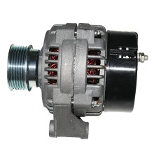 Генератор КАМАЗ, МАЗ дв.740 ЕВРО-2, ЯМЗ-658 поликлиновой шкив, монокронштейн 28В 80А КЗАТЭ (ЗиТ)