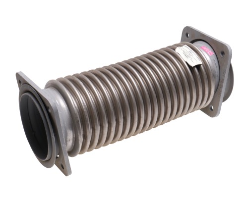 Металлорукав КАМАЗ-65115, НЕФАЗ дв.CUMMINS в сборе d=114мм L=405мм (нерж. сталь)(фл.8мм) повыш.гиб ГС