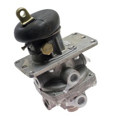 Кран ЗИЛ, КАМАЗ, МАЗ тормозной 2-х секционный с рычагом БЕЛОМО