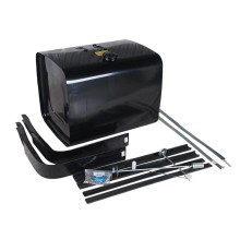 Бак топливный КАМАЗ 300л (650х650х810) с комплектом для установки+РТИ БАКОР