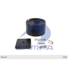 Ремкомплект RENAULT пневморессоры (стакан, палец, болты, плита) SAMPA