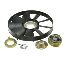 Вентилятор КАМАЗ-ЕВРО 704мм с электромагнитной муфтой в сборе (дв.740.50, 51, 55) ТЕХНОТРОН