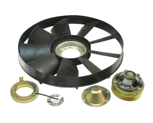 Вентилятор КАМАЗ-ЕВРО 704мм с электромагнитной муфтой в сборе (дв.740.50, 51, 55) ТЕХНОТРОН