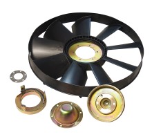 Вентилятор КАМАЗ-ЕВРО 704мм с электромагнитной муфтой в сборе (дв.740.62) ТЕХНОТРОН