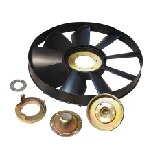 Вентилятор КАМАЗ-ЕВРО 704мм с электромагнитной муфтой в сборе (дв.740.62) ТЕХНОТРОН