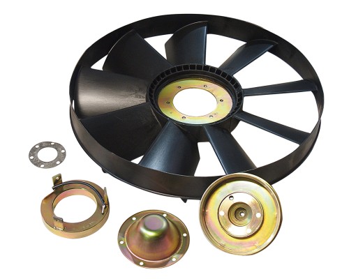 Вентилятор КАМАЗ-ЕВРО 704мм с электромагнитной муфтой в сборе (дв.740.62) ТЕХНОТРОН