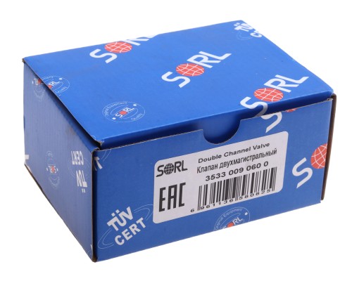 Клапан ГАЗ Валдай Next, ГАЗель Next, ГАЗон Next, Садко М16х1.5 двухмагистральный SORL