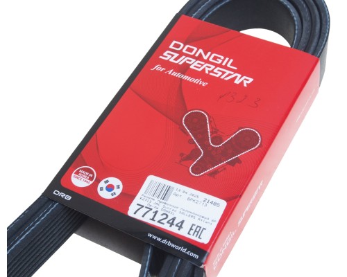 Ремень приводной поликлиновой 8PK2713 JAC Sunray SOLLERS Atlant (2.7D) (4DE1-1D) (Е5) (б A/C) DONGIL