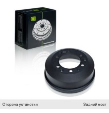 Барабан тормозной ГАЗ-3302, ГАЗель Next TRIALLI