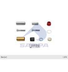 Ремкомплект суппорта MAN (SN6/SN7) (пальцы, втулки, болты, направляющие) SAMPA