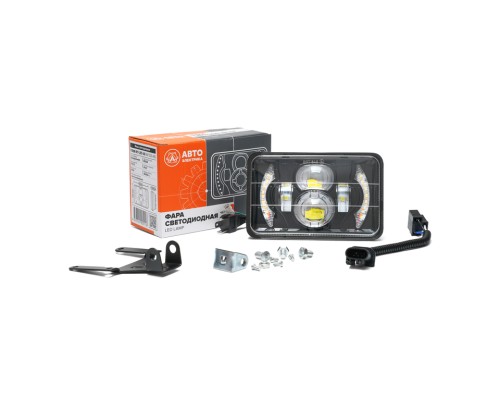 Фара МТЗ передняя прямоуг.светодиодная с ДХО,  с поворотником AVTOELECTRICA