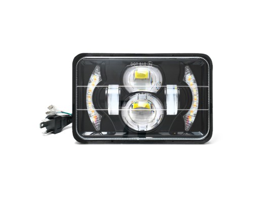 Фара МТЗ передняя прямоуг.светодиодная с ДХО,  с поворотником AVTOELECTRICA