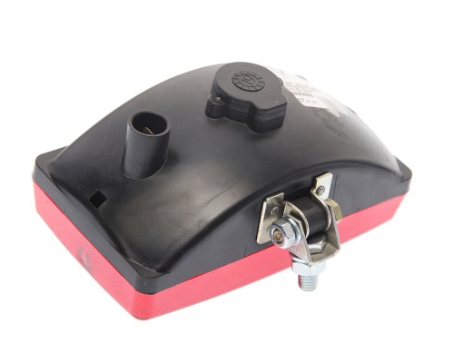 Фонарь противотуманный МАЗ красный 24V с кронштейном РУДЕНСК