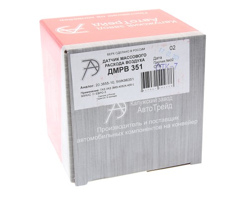 Датчик массового расхода воздуха ГАЗ, УАЗ ЗМЗ-40524, 409 с МИКАС 11 ЕВРО-3 АВТОТРЕЙД