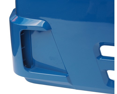 Панель КАМАЗ облицовки радиатора интегральная (рестайлинг) (синий) ТЕХНОТРОН