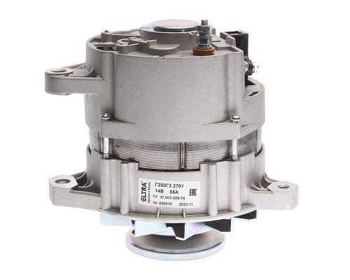 Генератор ГАЗ-53, 3307, КАВЗ дв.ЗМЗ-511.10 шкив 76мм 14В 55А ELTRA