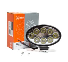 Фара рабочего света овальная 140х105х57 24Вт 8 светодиодов направленный свет AVTOELECTRICA